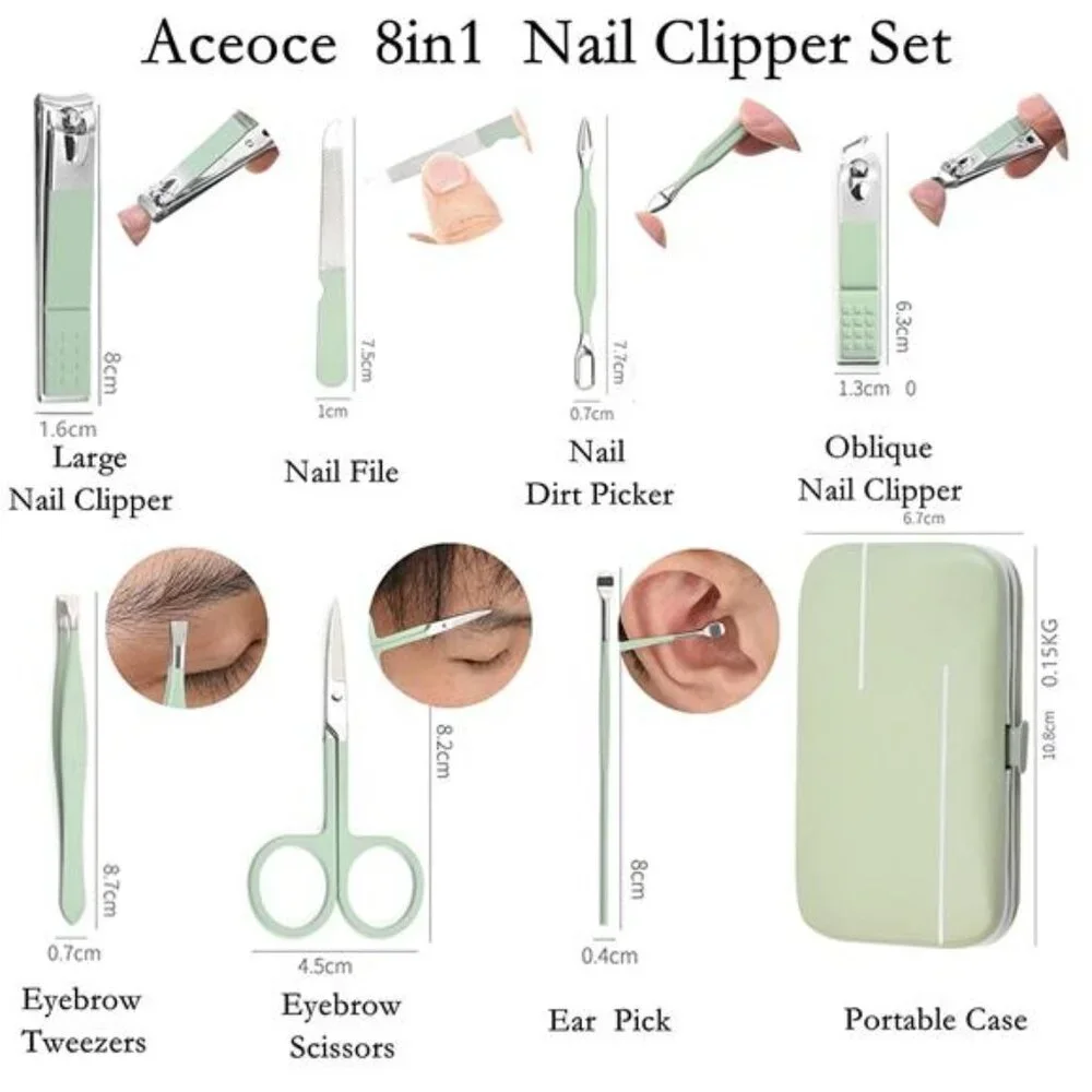 Manicure Set Business Gifts Handheld Sized, Nail Clippers Set Tools